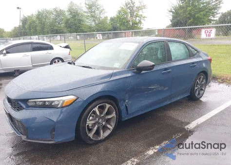 2025 Honda Civic Hybrid Sport/Sport Touring из США, поврежденный, VIN 2HGFE4F82SH300137